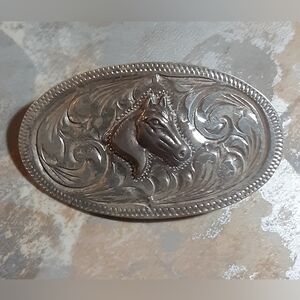 Vintage STERLING HORSE BROOCH By Fleming Eqestrian Brooch